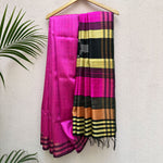 Load image into Gallery viewer, Sarangi Handwoven Tussar Dupion Silk Saree
