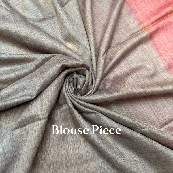 Buy Cotton Bamboo Silk Saree Online from The Thread Weavers