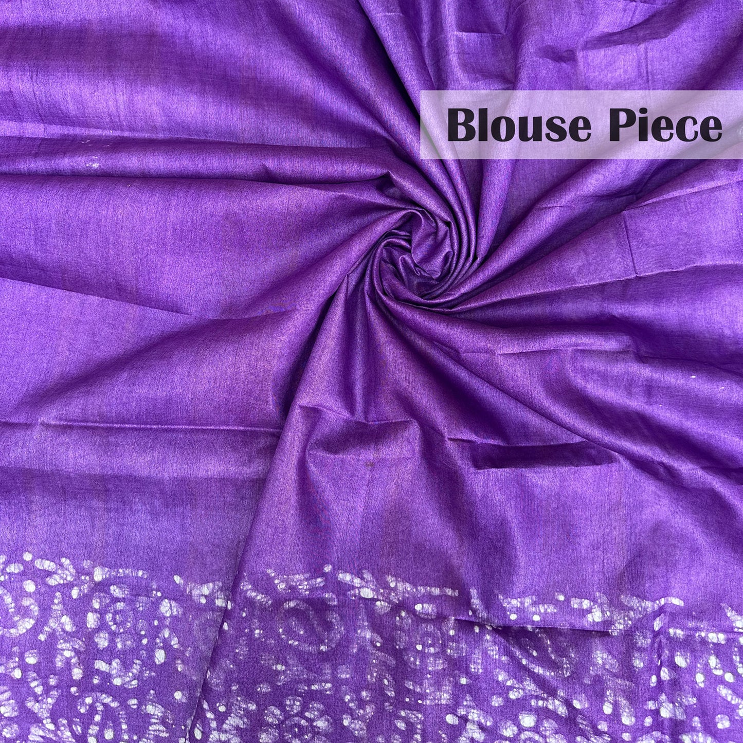 Sapphire Batik Cotton Silk Saree