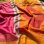 Load image into Gallery viewer, Sargam Handwoven Tussar Dupion Silk Saree
