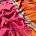 Load image into Gallery viewer, Sargam Handwoven Tussar Dupion Silk Saree
