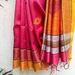 Load image into Gallery viewer, Sargam Handwoven Tussar Dupion Silk Saree
