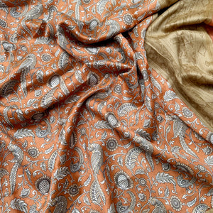 Sarth Printed Chanderi Silk Saree
