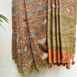 Sarth Printed Chanderi Silk Saree