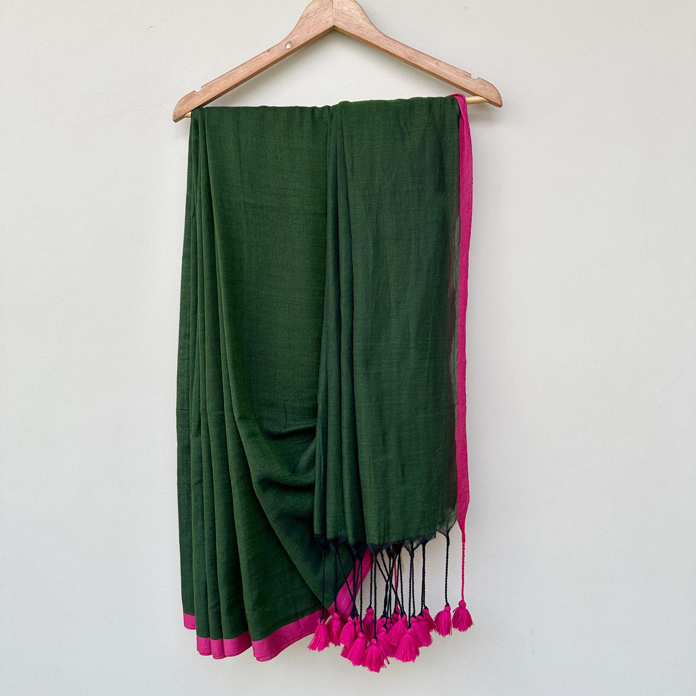 Sawan Jhoola Mul Mul Saree with Printed Blouse
