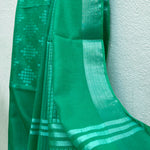 Load image into Gallery viewer, Sea Green Cotton Silk Saree
