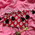 Load image into Gallery viewer, Sitara Mul Saree with Printed Blouse
