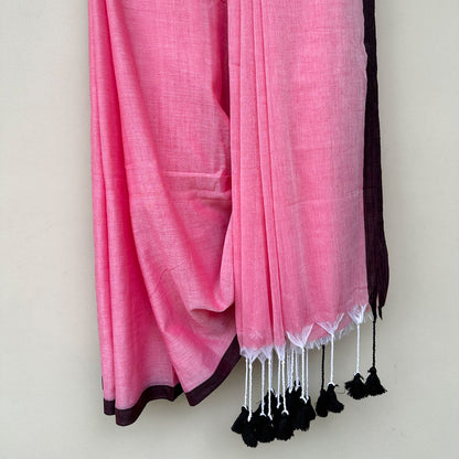 Sitara Mul Saree with Printed Blouse