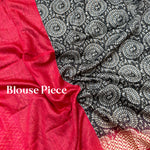 Load image into Gallery viewer, Sky Captain Cotton Viscose Sequins Silk Saree
