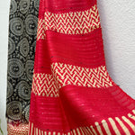 Load image into Gallery viewer, Sky Captain Cotton Viscose Sequins Silk Saree
