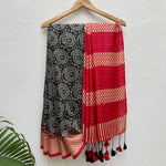 Load image into Gallery viewer, Sky Captain Cotton Viscose Sequins Silk Saree
