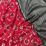 Load image into Gallery viewer, Slinky Paw-some Cotton Saree
