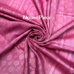 Load image into Gallery viewer, Sparkling Grape Cotton Bamboo Silk Saree
