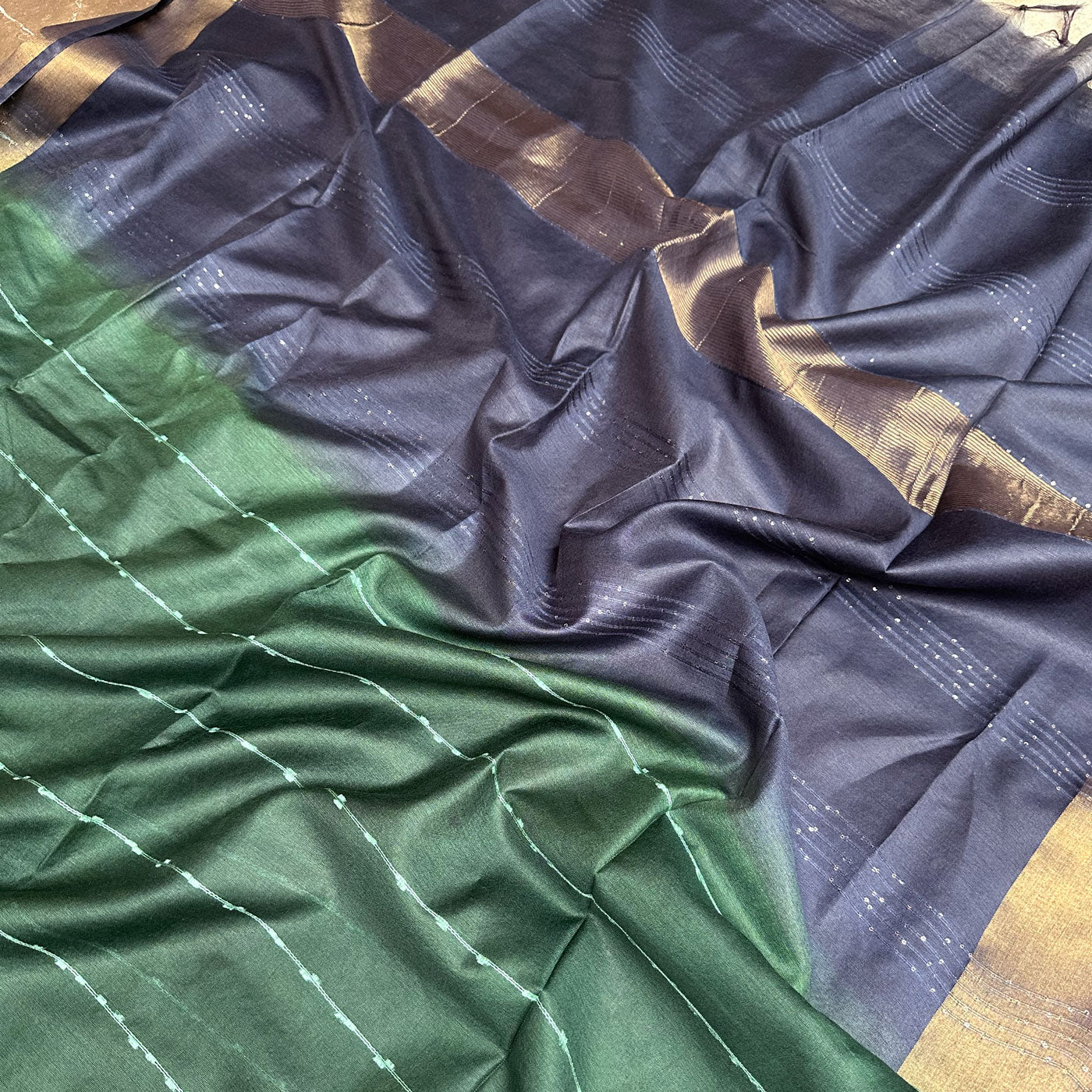 Stargazer Cotton Silk Saree