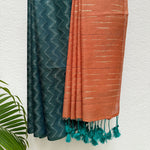 Load image into Gallery viewer, Stargazer Cotton Viscose Silk Saree
