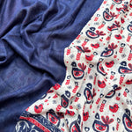 Load image into Gallery viewer, Stockholm Printed Organic Linen Saree

