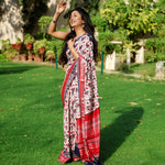 Load image into Gallery viewer, Stockholm Printed Organic Linen Saree
