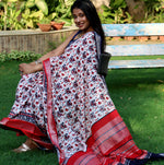 Load image into Gallery viewer, Stockholm Printed Organic Linen Saree
