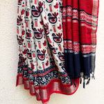 Load image into Gallery viewer, Stockholm Printed Organic Linen Saree
