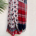 Load image into Gallery viewer, Stockholm Printed Organic Linen Saree
