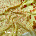 Load image into Gallery viewer, Stylish Spring Handblock Printed Pure Linen Saree
