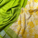 Load image into Gallery viewer, Sundance Kid Printed Organic Linen Saree
