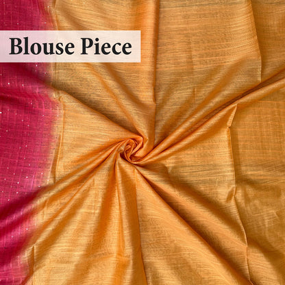 Sunset Vibes Cotton Silk Saree