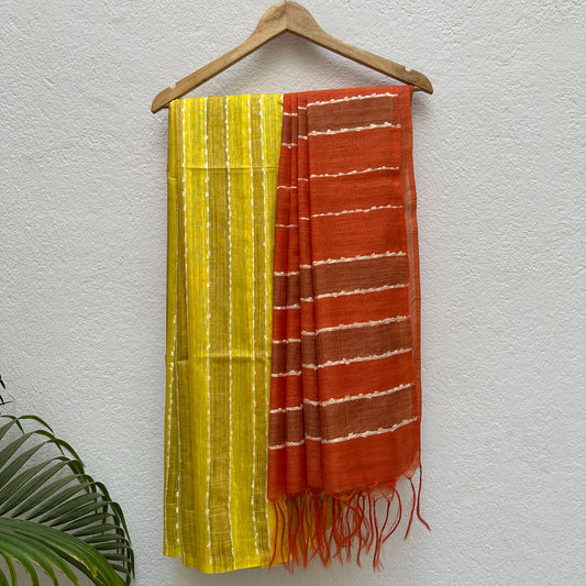 Sunset Vibes Cotton Silk Saree