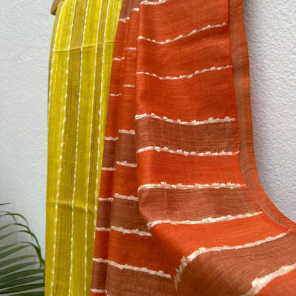 Sunset Vibes Cotton Silk Saree