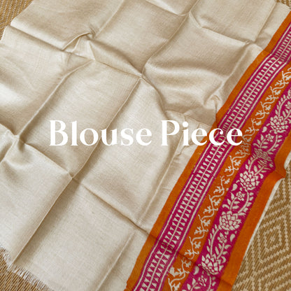 Swara Handwoven Tussar Dupion Silk Saree