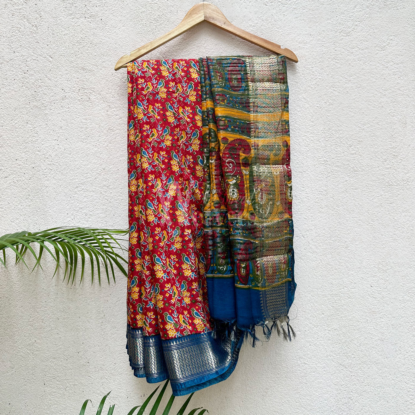 Swara Printed Maheshwari Border Saree