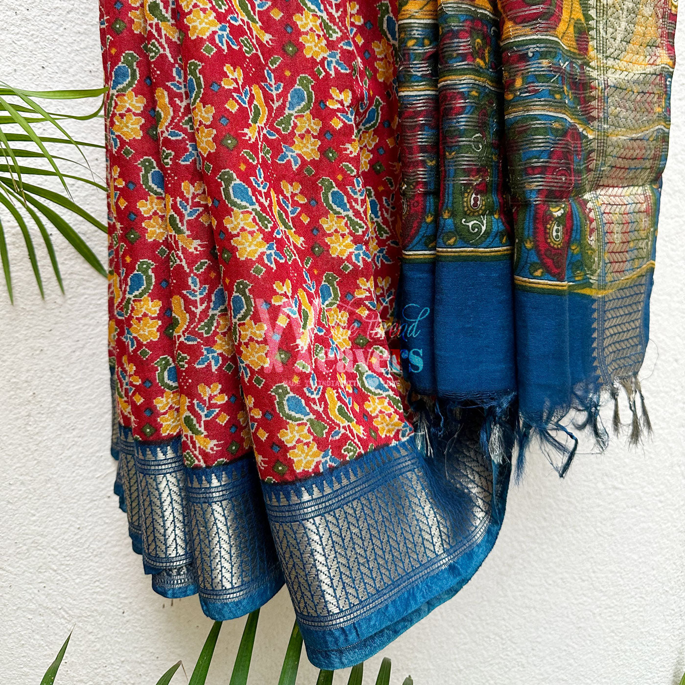 Swara Printed Maheshwari Border Saree