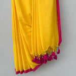 Load image into Gallery viewer, Swarna kamal Mul Saree with Printed Blouse

