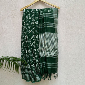 Treetop Organic Linen Saree