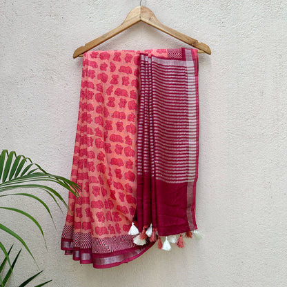 Tuskan Frenz Cotton Saree