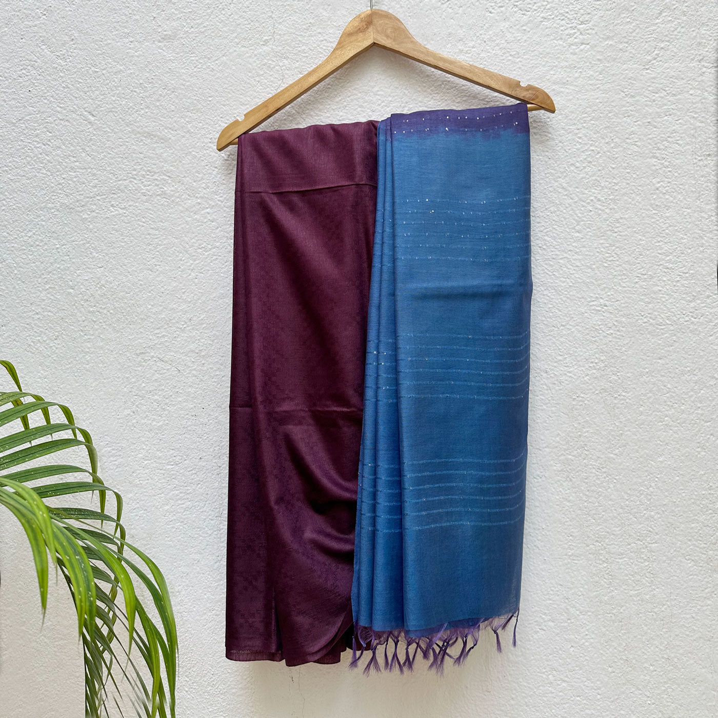 Twilight Moon Cotton Silk Saree