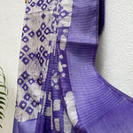 Load image into Gallery viewer, Ultra Violet Cotton Silk Batik Saree

