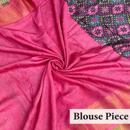 Vaidehi Aztec Cotton Silk Printed Saree