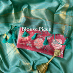 Load image into Gallery viewer, Vaidehi Cotton Viscose Silk Saree with Printed Blouse
