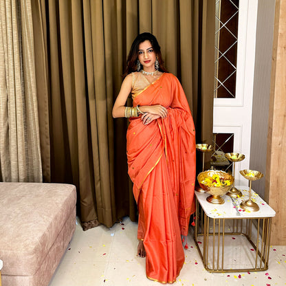 Vipat Taara Cotton Silk Sequins Saree