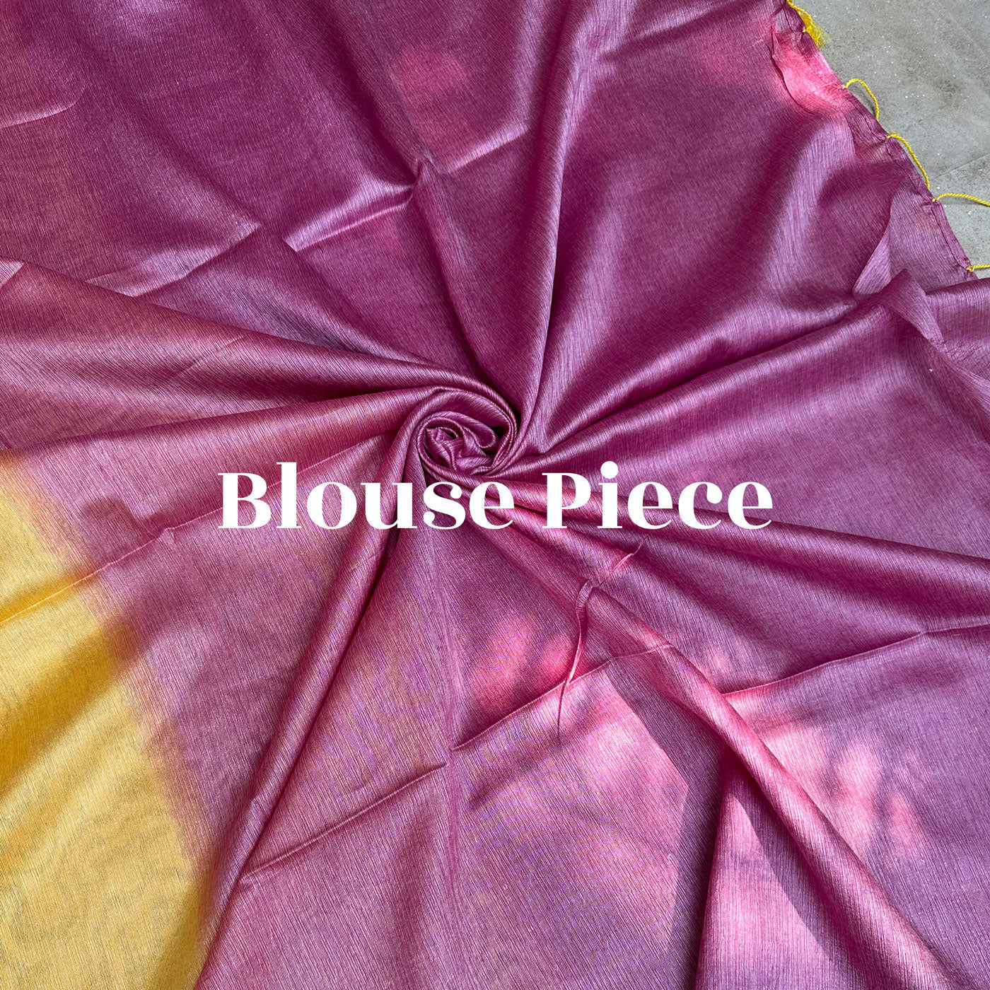 Wild Lantana Cotton Bamboo Silk Saree