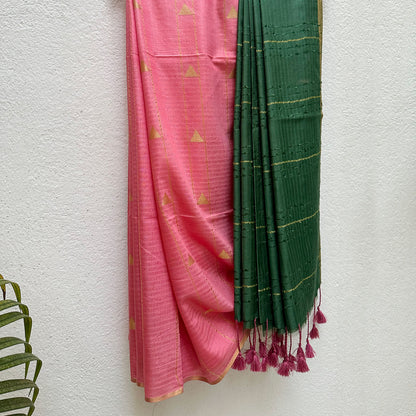 Willowherb Cotton Silk Saree