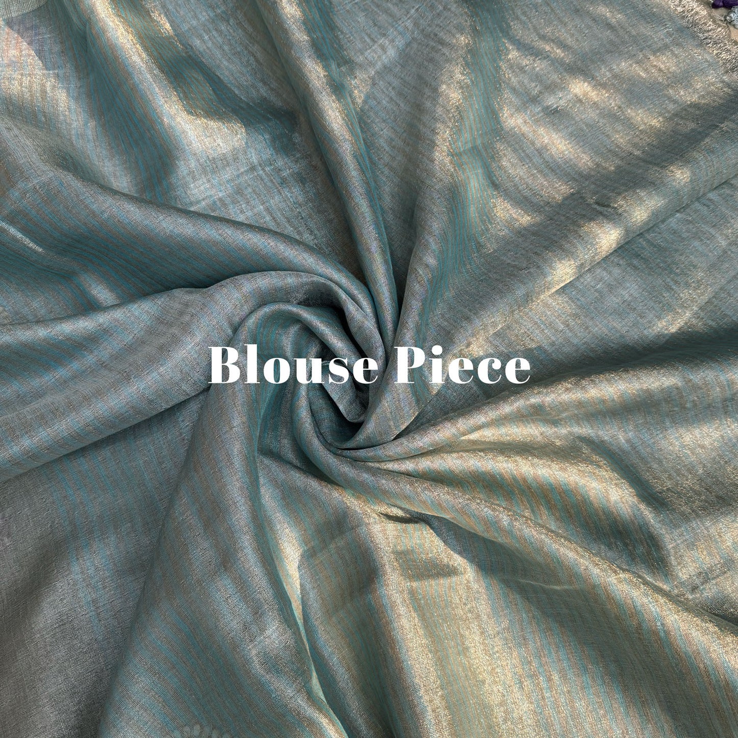 Winter Twig Embroidered Zari Linen Saree