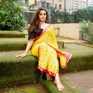 Woof Woof Cotton Saree