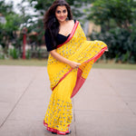 Load image into Gallery viewer, Woof Woof Cotton Saree
