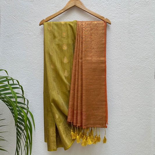 Zainab Jacquard Cotton Bamboo Silk Saree