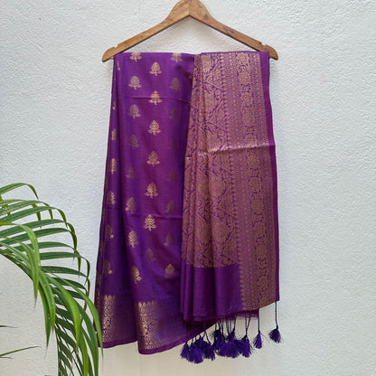 Zara Jacquard Cotton Silk Saree
