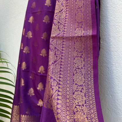 Zara Jacquard Cotton Silk Saree