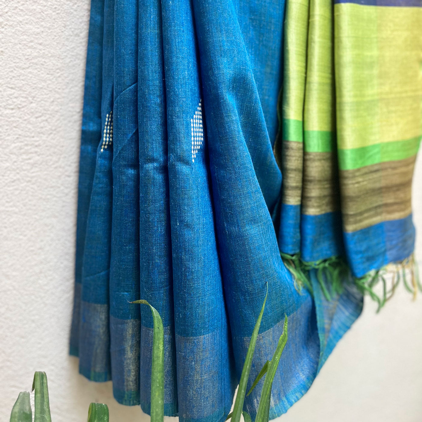 Gopika Raag Handwoven Tussar Dupion Silk Saree
