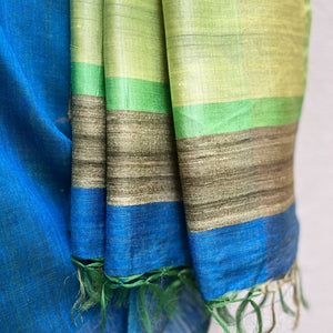 Gopika Raag Handwoven Tussar Dupion Silk Saree